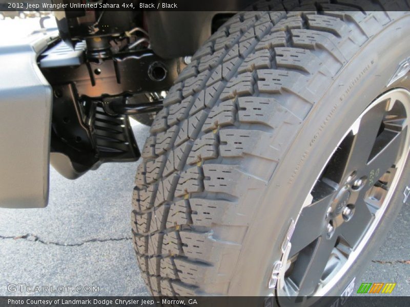 Black / Black 2012 Jeep Wrangler Unlimited Sahara 4x4