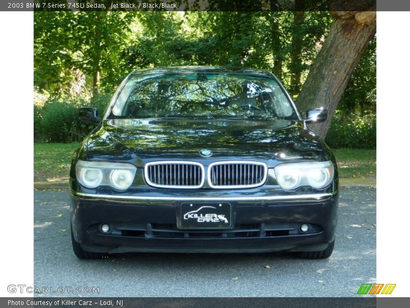 Jet Black / Black/Black 2003 BMW 7 Series 745Li Sedan