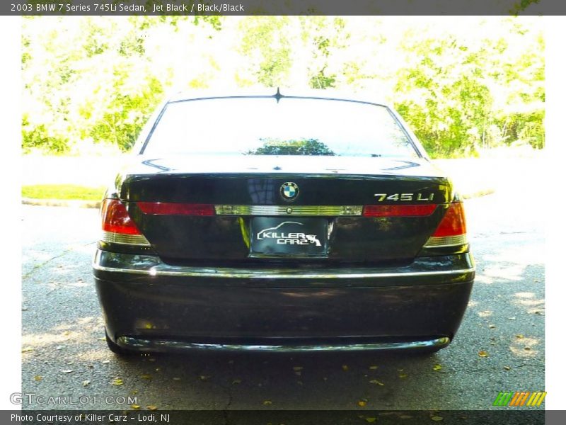 Jet Black / Black/Black 2003 BMW 7 Series 745Li Sedan