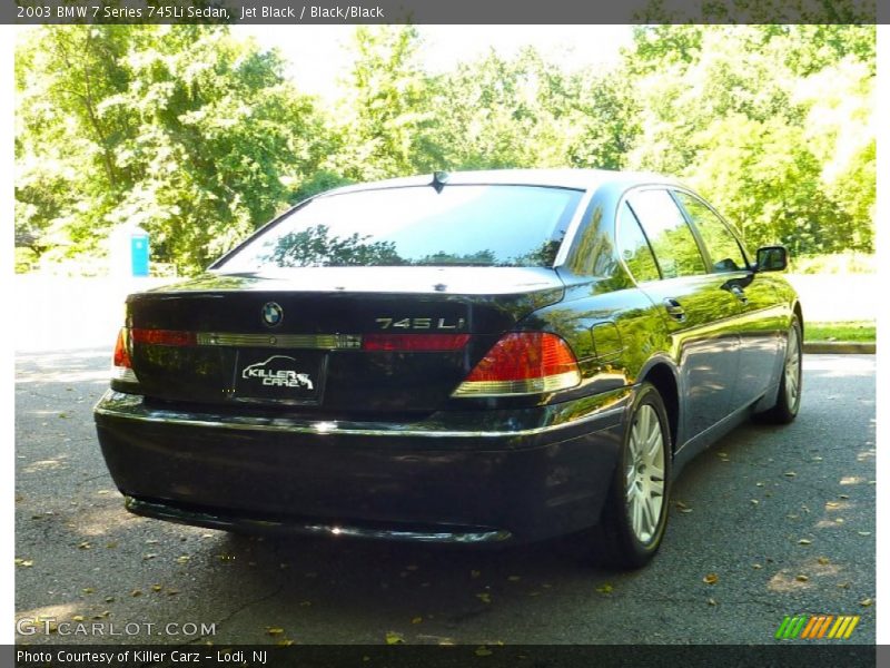 Jet Black / Black/Black 2003 BMW 7 Series 745Li Sedan