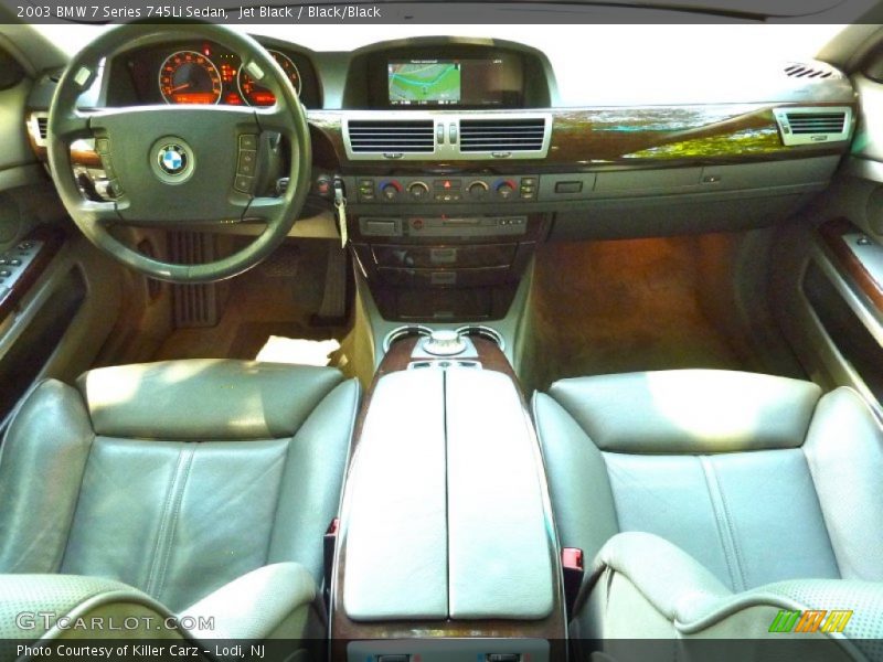 Jet Black / Black/Black 2003 BMW 7 Series 745Li Sedan