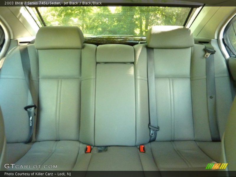 Jet Black / Black/Black 2003 BMW 7 Series 745Li Sedan