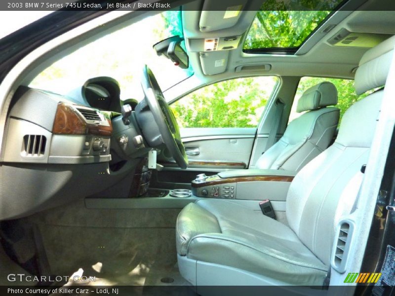 Jet Black / Black/Black 2003 BMW 7 Series 745Li Sedan