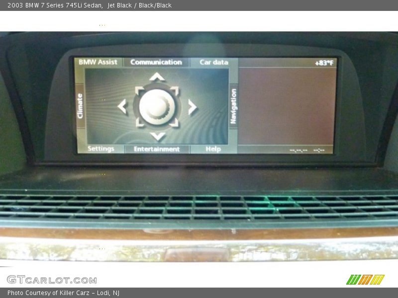 Jet Black / Black/Black 2003 BMW 7 Series 745Li Sedan