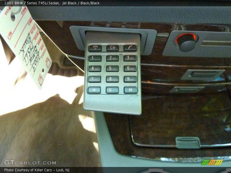 Jet Black / Black/Black 2003 BMW 7 Series 745Li Sedan