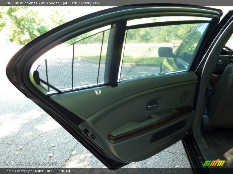 Jet Black / Black/Black 2003 BMW 7 Series 745Li Sedan