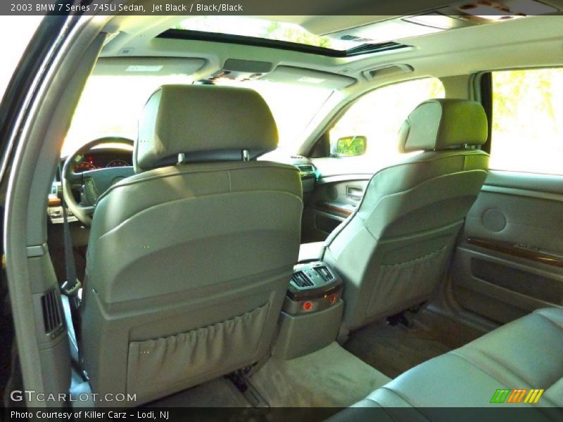Jet Black / Black/Black 2003 BMW 7 Series 745Li Sedan
