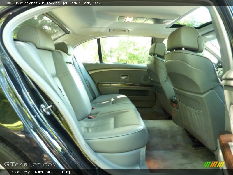 Jet Black / Black/Black 2003 BMW 7 Series 745Li Sedan