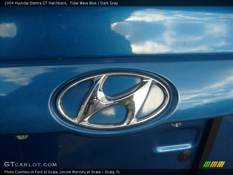 Tidal Wave Blue / Dark Gray 2004 Hyundai Elantra GT Hatchback