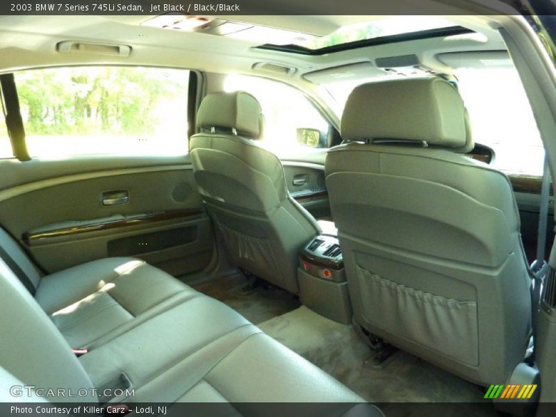 Jet Black / Black/Black 2003 BMW 7 Series 745Li Sedan