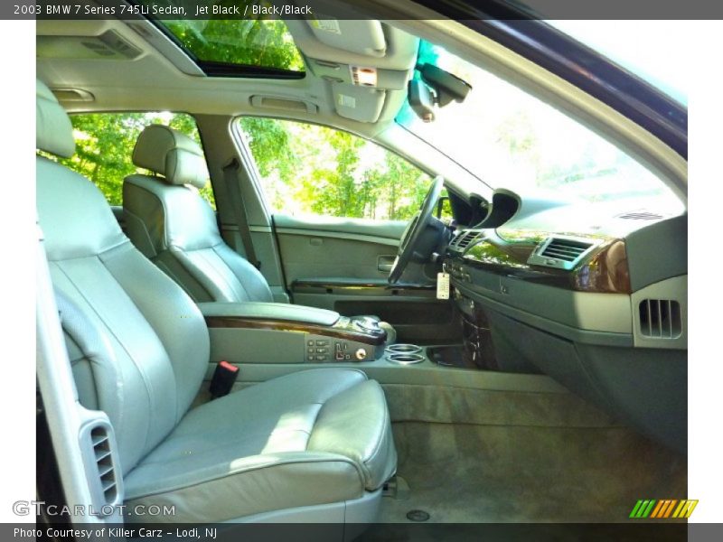 Jet Black / Black/Black 2003 BMW 7 Series 745Li Sedan