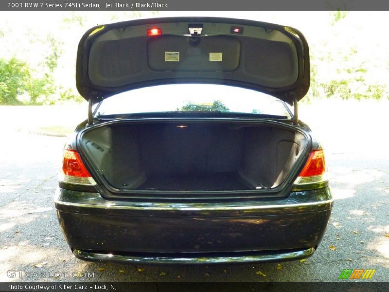 Jet Black / Black/Black 2003 BMW 7 Series 745Li Sedan