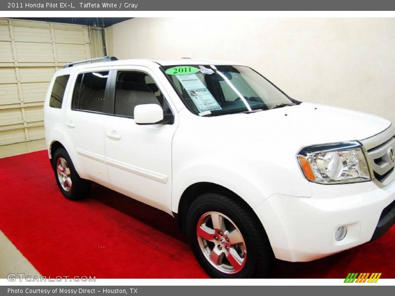 Taffeta White / Gray 2011 Honda Pilot EX-L