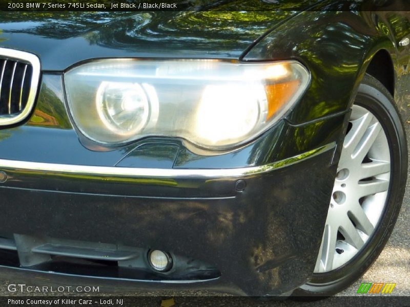 Jet Black / Black/Black 2003 BMW 7 Series 745Li Sedan