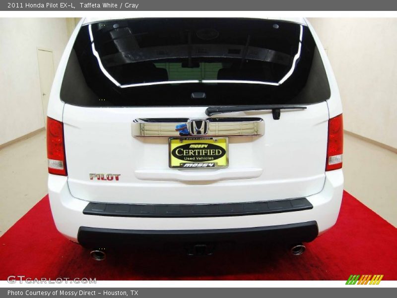 Taffeta White / Gray 2011 Honda Pilot EX-L