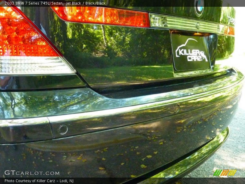 Jet Black / Black/Black 2003 BMW 7 Series 745Li Sedan
