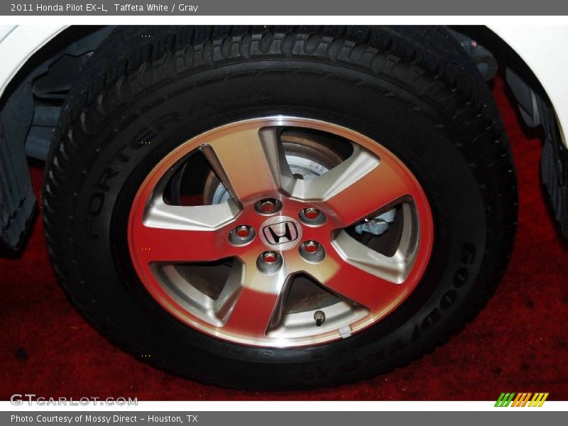 Taffeta White / Gray 2011 Honda Pilot EX-L