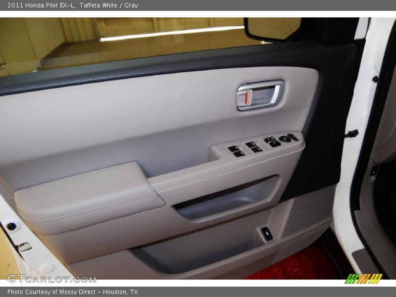 Taffeta White / Gray 2011 Honda Pilot EX-L