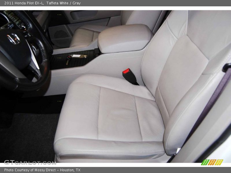 Taffeta White / Gray 2011 Honda Pilot EX-L