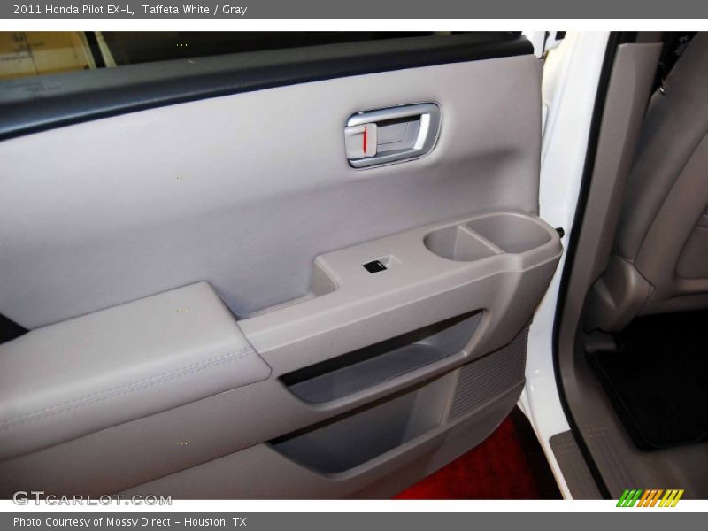 Taffeta White / Gray 2011 Honda Pilot EX-L