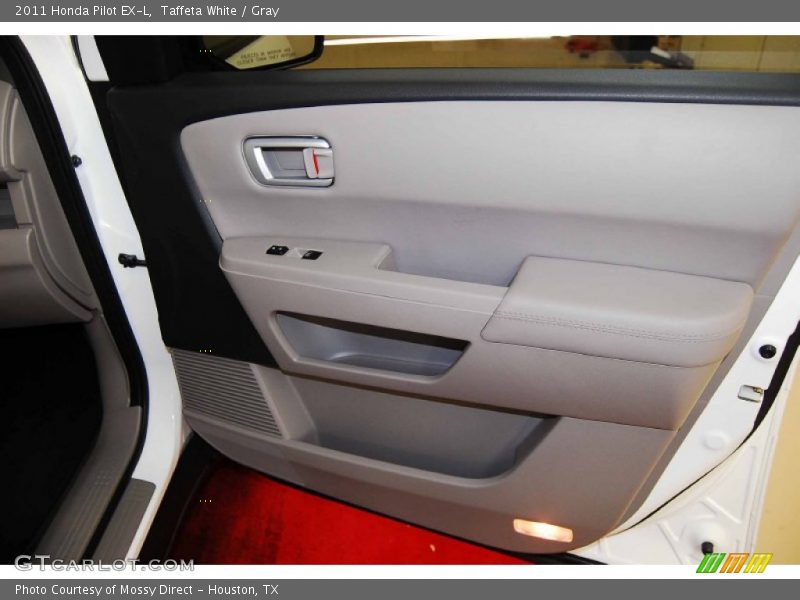 Taffeta White / Gray 2011 Honda Pilot EX-L