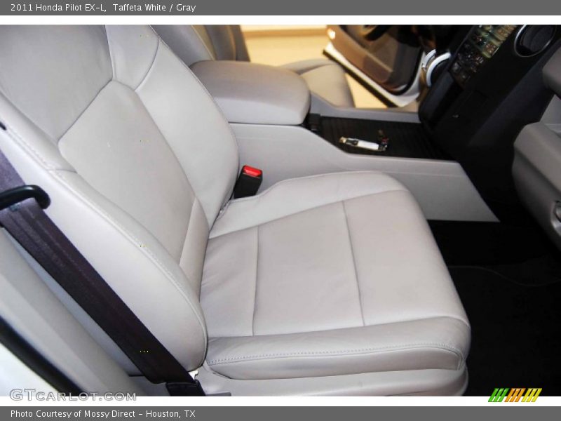 Taffeta White / Gray 2011 Honda Pilot EX-L