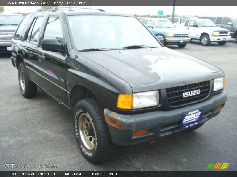 Ebony Black / Gray 1994 Isuzu Rodeo S 4WD