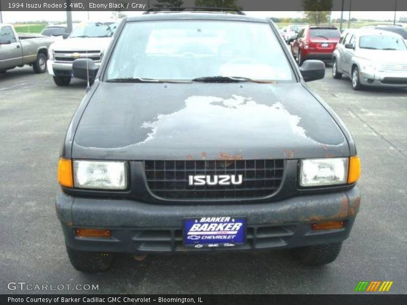 Ebony Black / Gray 1994 Isuzu Rodeo S 4WD