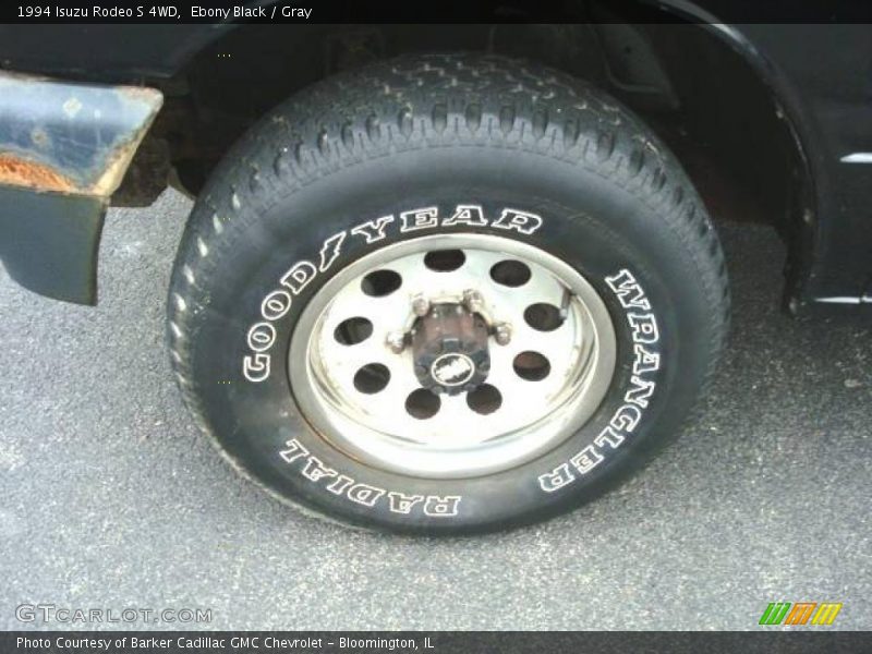 Ebony Black / Gray 1994 Isuzu Rodeo S 4WD