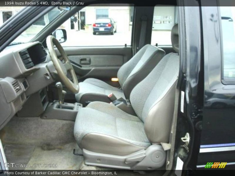Ebony Black / Gray 1994 Isuzu Rodeo S 4WD