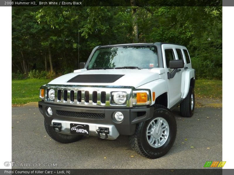 Birch White / Ebony Black 2008 Hummer H3