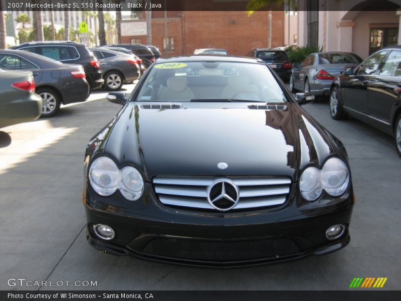 Black / Java 2007 Mercedes-Benz SL 550 Roadster