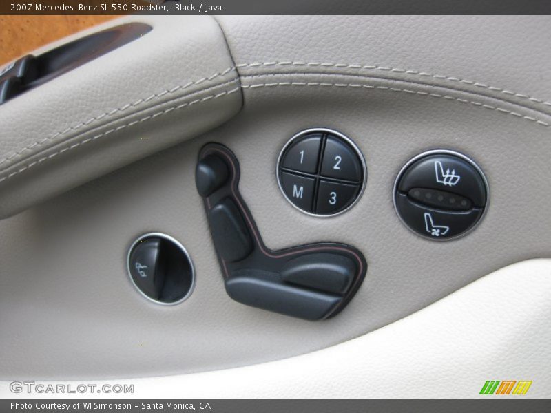 Black / Java 2007 Mercedes-Benz SL 550 Roadster
