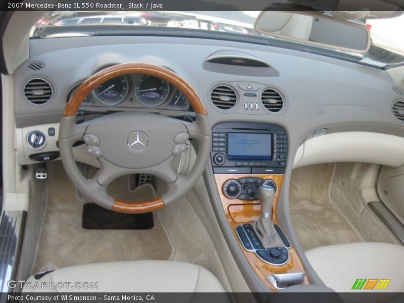 Black / Java 2007 Mercedes-Benz SL 550 Roadster