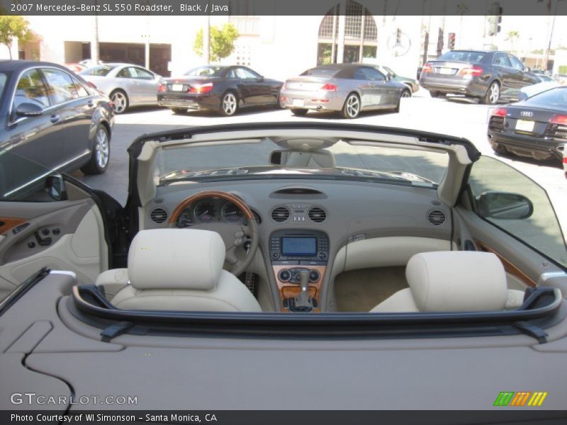 Black / Java 2007 Mercedes-Benz SL 550 Roadster
