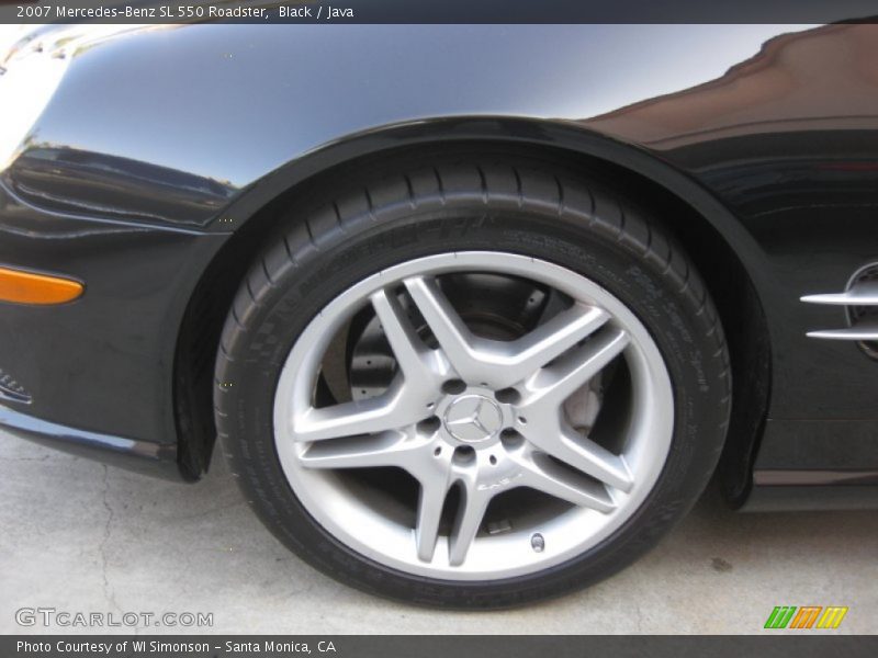 Black / Java 2007 Mercedes-Benz SL 550 Roadster
