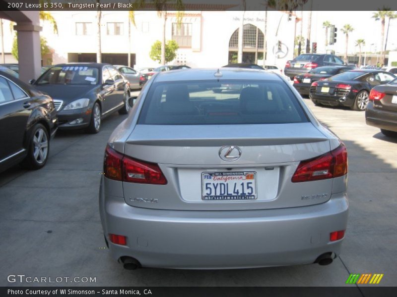 Tungsten Pearl / Black 2007 Lexus IS 350