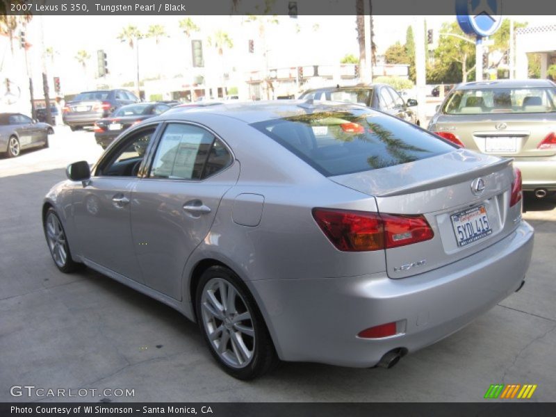 Tungsten Pearl / Black 2007 Lexus IS 350