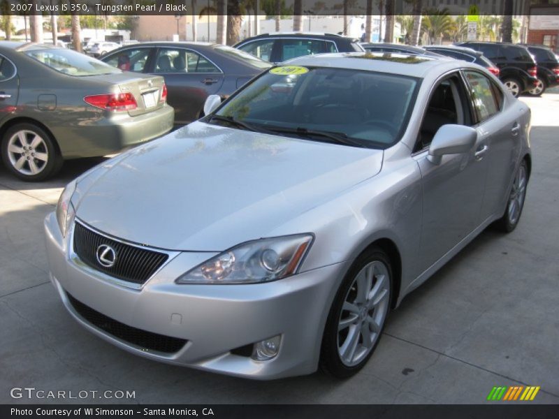 Tungsten Pearl / Black 2007 Lexus IS 350