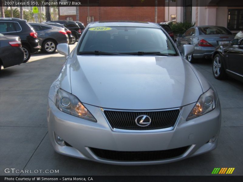 Tungsten Pearl / Black 2007 Lexus IS 350