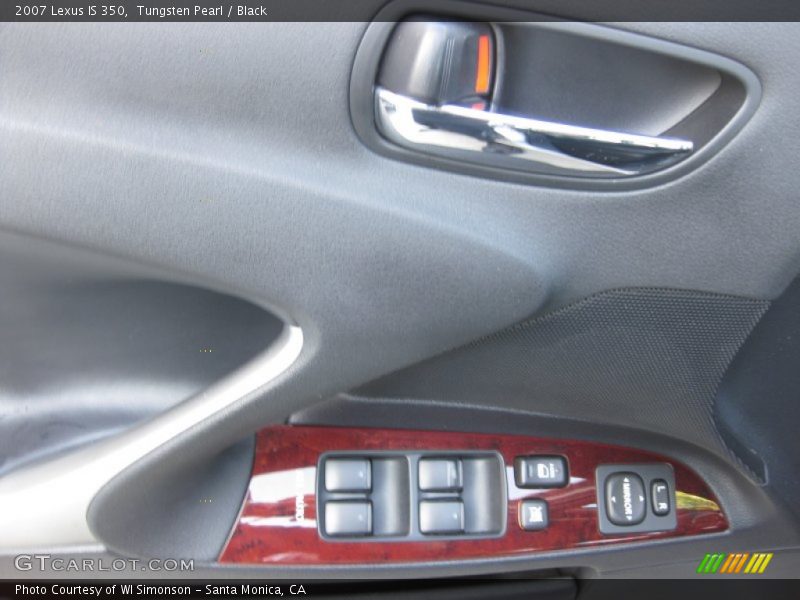 Tungsten Pearl / Black 2007 Lexus IS 350