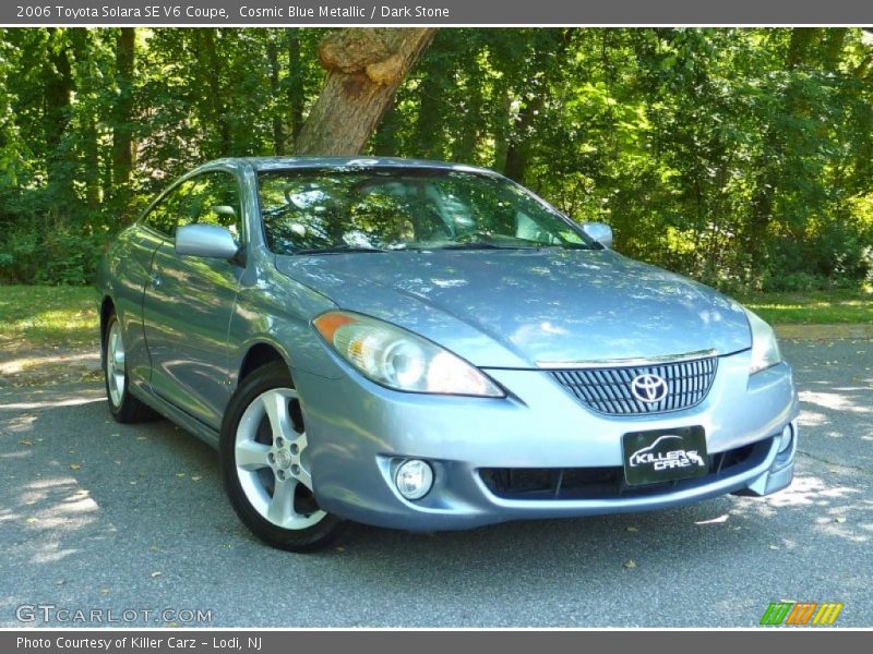 Cosmic Blue Metallic / Dark Stone 2006 Toyota Solara SE V6 Coupe