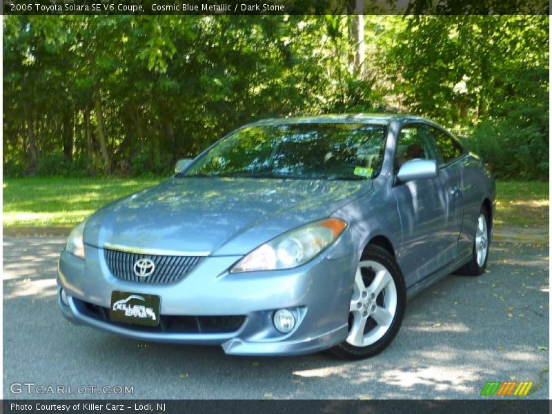 Cosmic Blue Metallic / Dark Stone 2006 Toyota Solara SE V6 Coupe