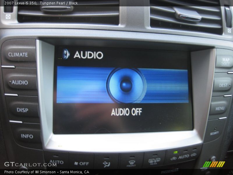Tungsten Pearl / Black 2007 Lexus IS 350
