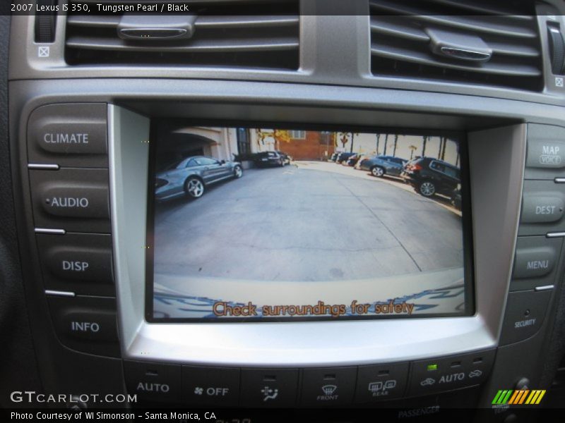 Tungsten Pearl / Black 2007 Lexus IS 350