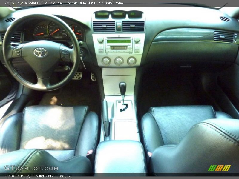 Cosmic Blue Metallic / Dark Stone 2006 Toyota Solara SE V6 Coupe