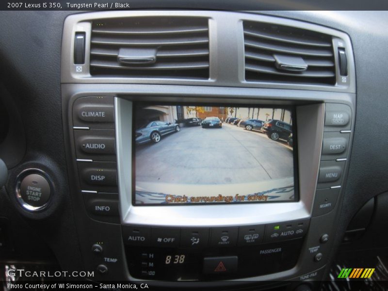 Tungsten Pearl / Black 2007 Lexus IS 350
