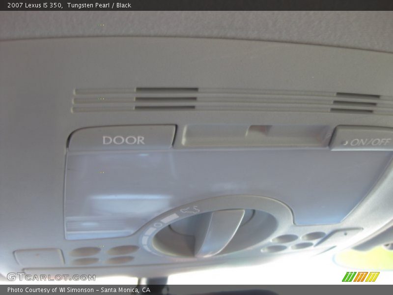 Tungsten Pearl / Black 2007 Lexus IS 350