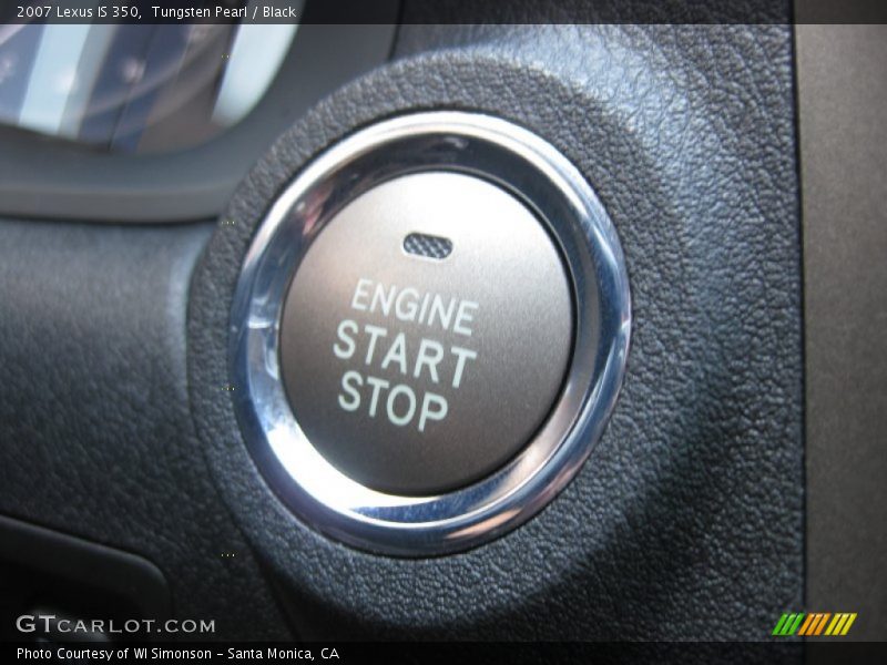 Tungsten Pearl / Black 2007 Lexus IS 350