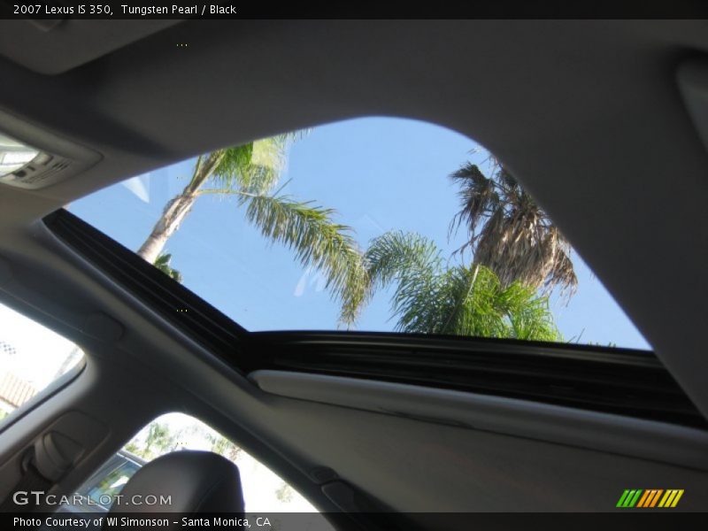 Tungsten Pearl / Black 2007 Lexus IS 350